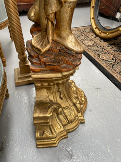 Late 19th Century Gilt Over Carved Wood Blackamoor Floor Lamp | Antique & Vintage | Moonee Ponds Antiques | Australia Wide Delivery