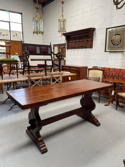 French Oak Farmhouse Table of Pleasing Small Proportions | Antique & Vintage | Moonee Ponds Antiques | Australia Wide Delivery