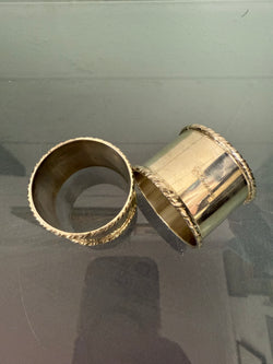 Vintage Pair Silver (800) Serviette Rings | Antique & Vintage | Moonee Ponds Antiques | Australia Wide Delivery