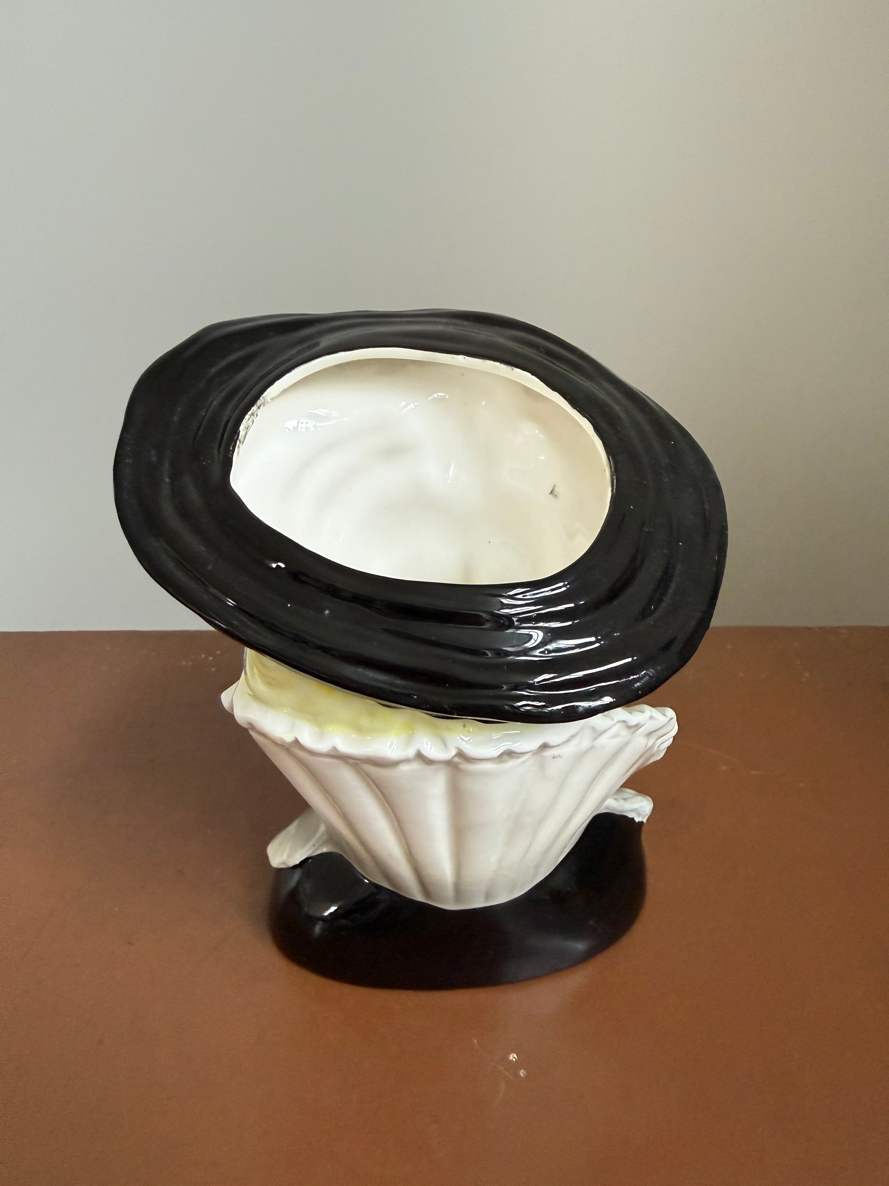 Vintage Stafford Japan Lady Head Vase Planter No. 4613