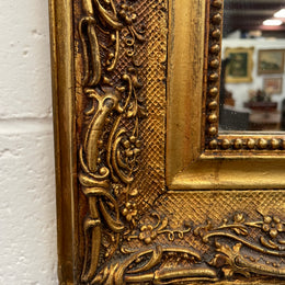 Stunning French 19th Century Louis XV style gilt wall mirror. Lovely ornate details and has its original mirror. In good original detailed condition and has been sourced directly from France. 