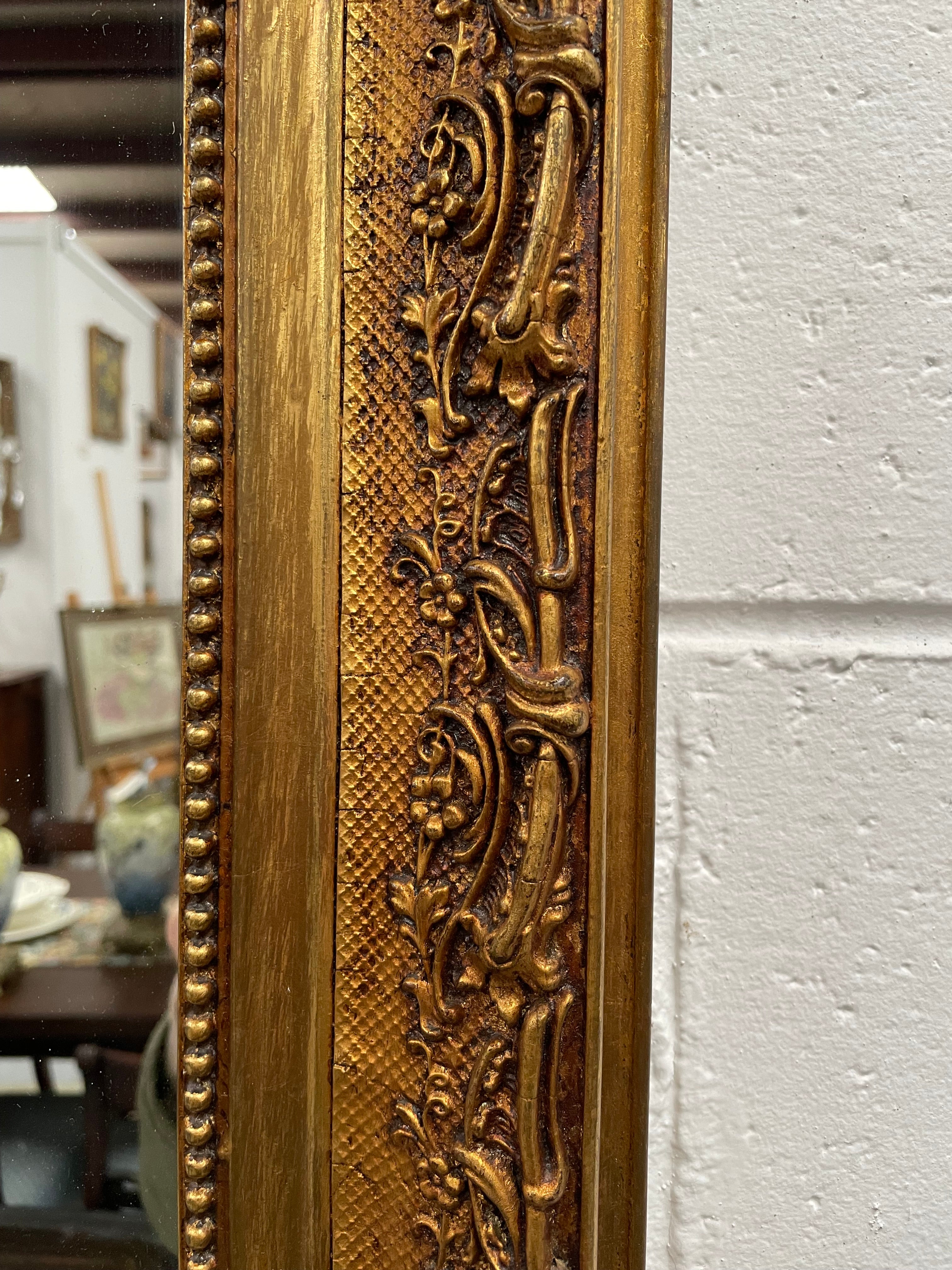 Beautiful French 19th Century Louis 15th Style Gilt Mirror | Antique & Vintage | Moonee Ponds Antiques | Australia Wide Delivery