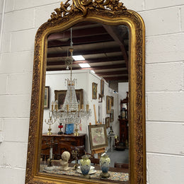 Stunning French 19th Century Louis XV style gilt wall mirror. Lovely ornate details and has its original mirror. In good original detailed condition and has been sourced directly from France. 