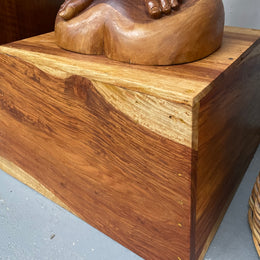 Vintage Wooden Female Sculpture