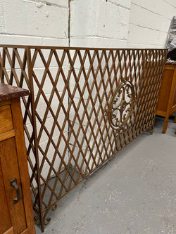 French Wrought Iron Long & Narrow "Cache Radiateur"/Radiator Cover | Antique & Vintage | Moonee Ponds Antiques | Australia Wide Delivery