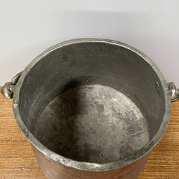 Antique Copper Bucket with Handle