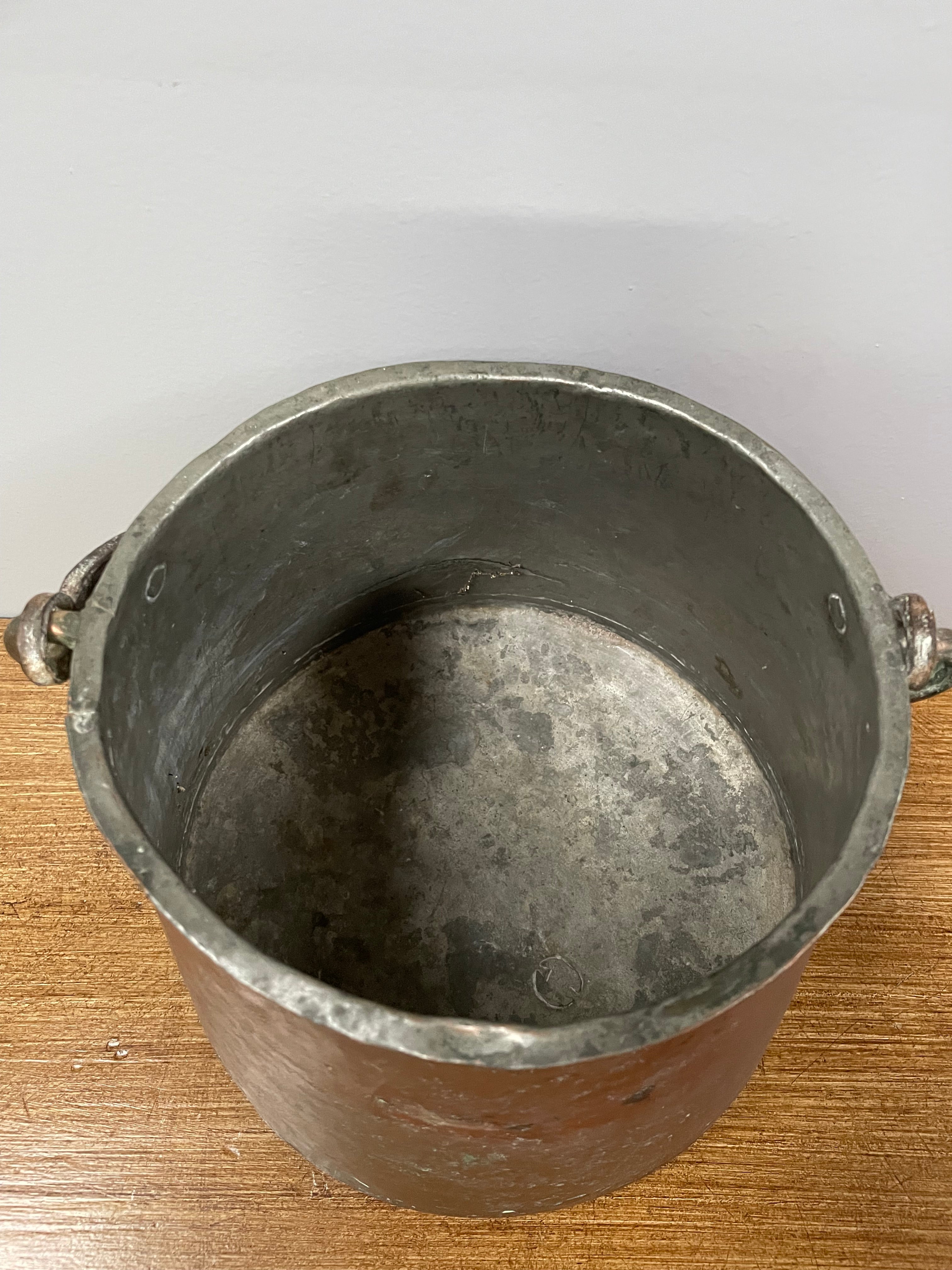 Antique Copper Bucket with Handle | Antique & Vintage | Moonee Ponds Antiques | Australia Wide