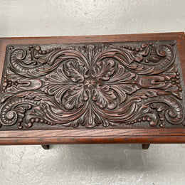 English Oak Arts & Crafts Piano Stool