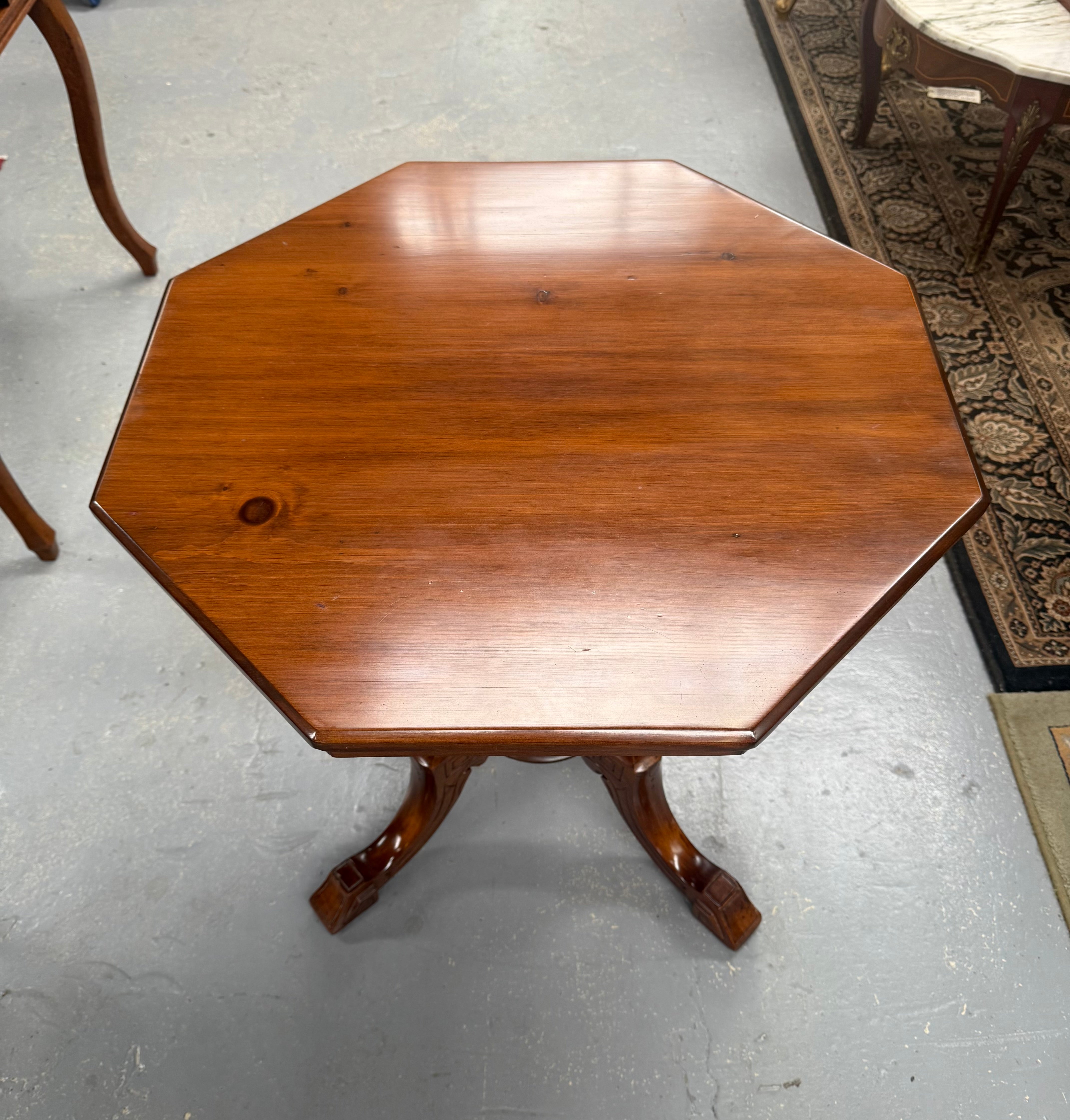 Edwardian Octagonal Topped Occasional Table | Antique & Vintage | Moonee Ponds Antiques | Australia Wide Delivery