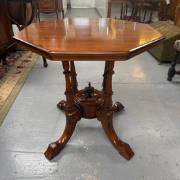 Edwardian Octagonal Topped Occasional Table