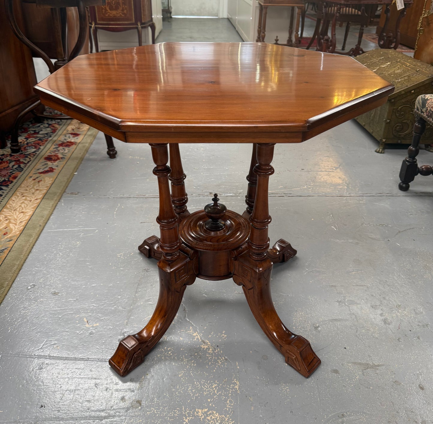 Edwardian Octagonal Topped Occasional Table