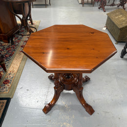 Edwardian Octagonal Topped Occasional Table