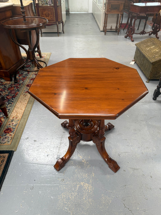 Edwardian Octagonal Topped Occasional Table