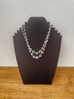 Vintage Borealis Crystal Double Strand Necklace | Antique & Vintage | Moonee Ponds Antiques | Australia Wide Delivery
