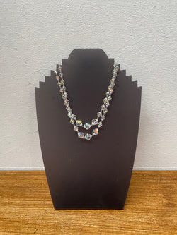 Vintage Borealis Crystal Double Strand Necklace | Antique & Vintage | Moonee Ponds Antiques | Australia Wide Delivery