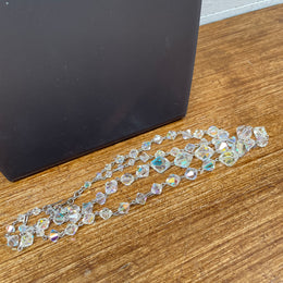 Vintage Borealis Crystal Double Strand Necklace