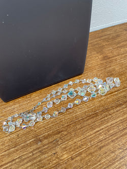 Vintage Borealis Crystal Double Strand Necklace | Antique & Vintage | Moonee Ponds Antiques | Australia Wide Delivery