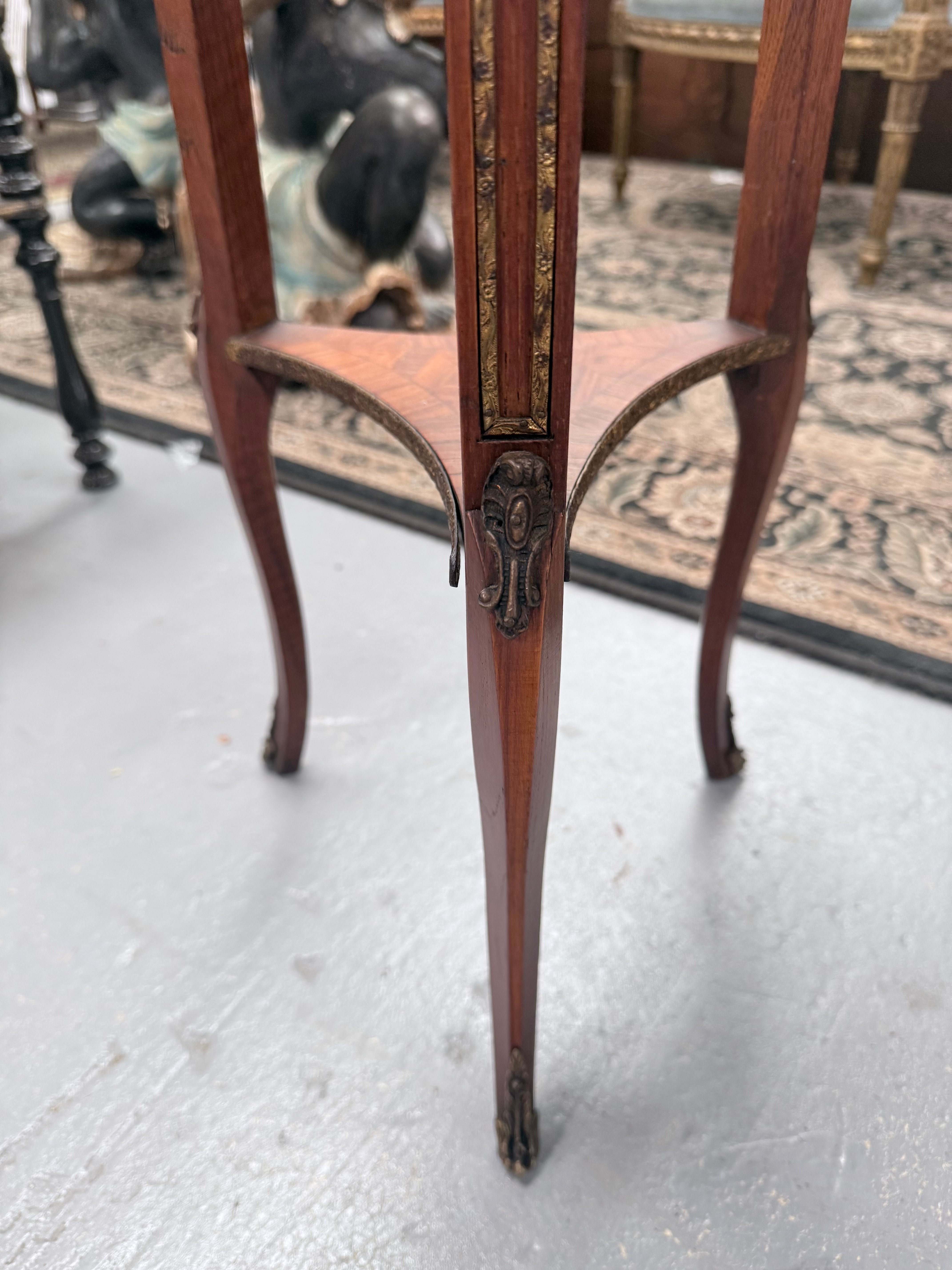 Kingwood Occasional Leather Insert Table | Antique & Vintage | Moonee Ponds Antiques | Australia Wide