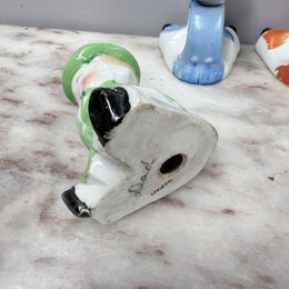 Set of 4 Vintage Napkin Ring of Boy In Top Hat