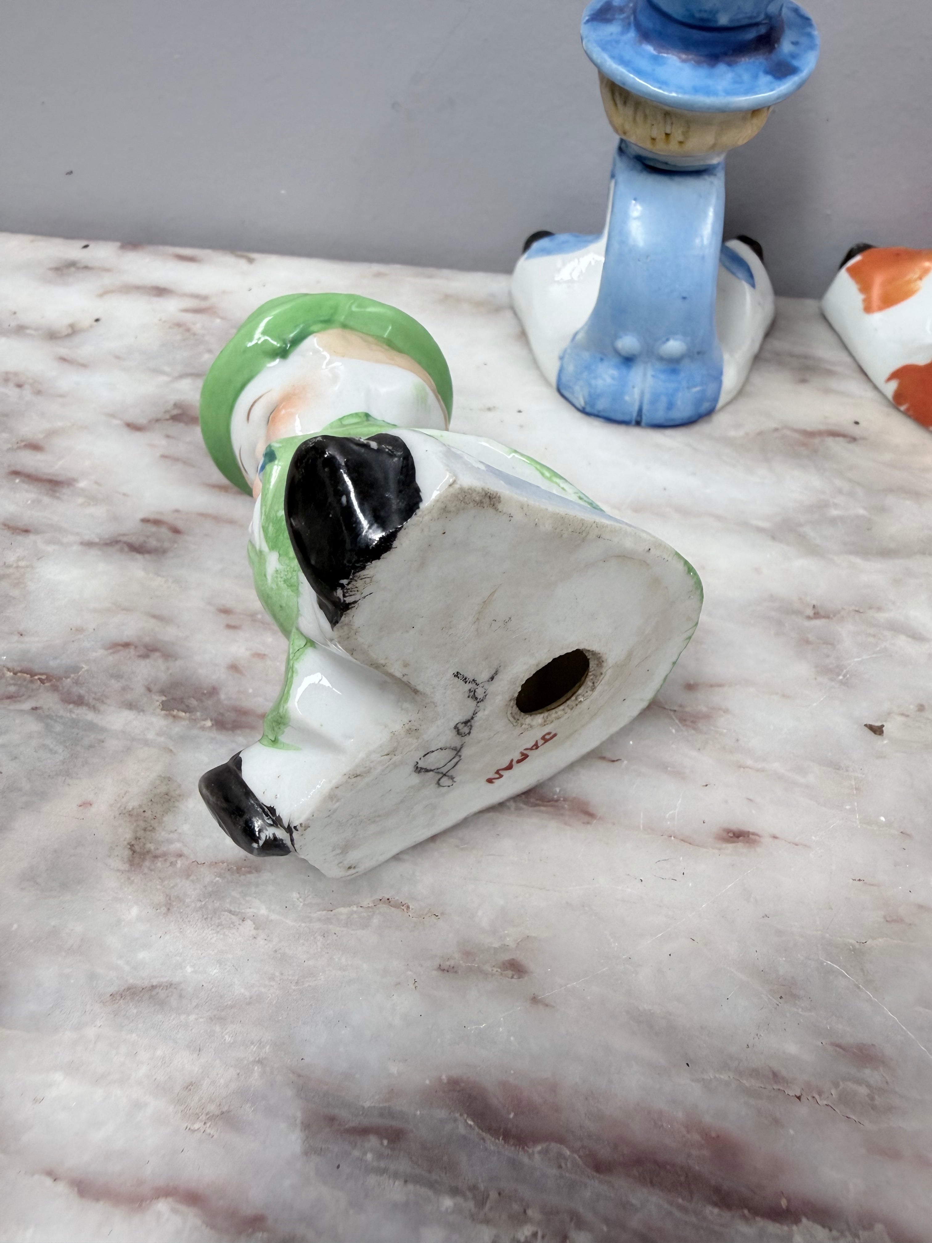 Set of 4 Vintage Napkin Ring of Boy In Top Hat | Antique & Vintage | Moonee Ponds Antiques | Australia Wide Delivery