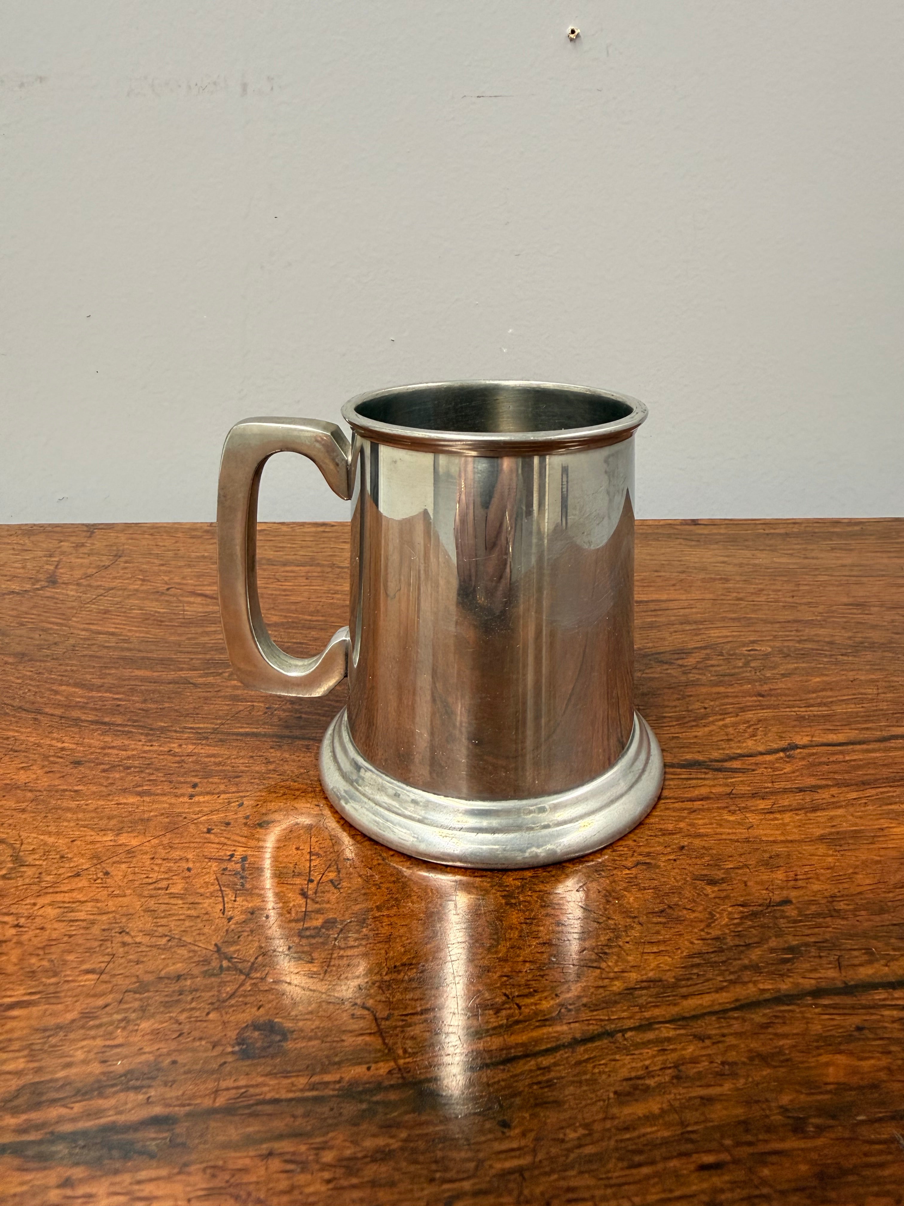 Vintage Australian Saxon Pewter Tankard Mug