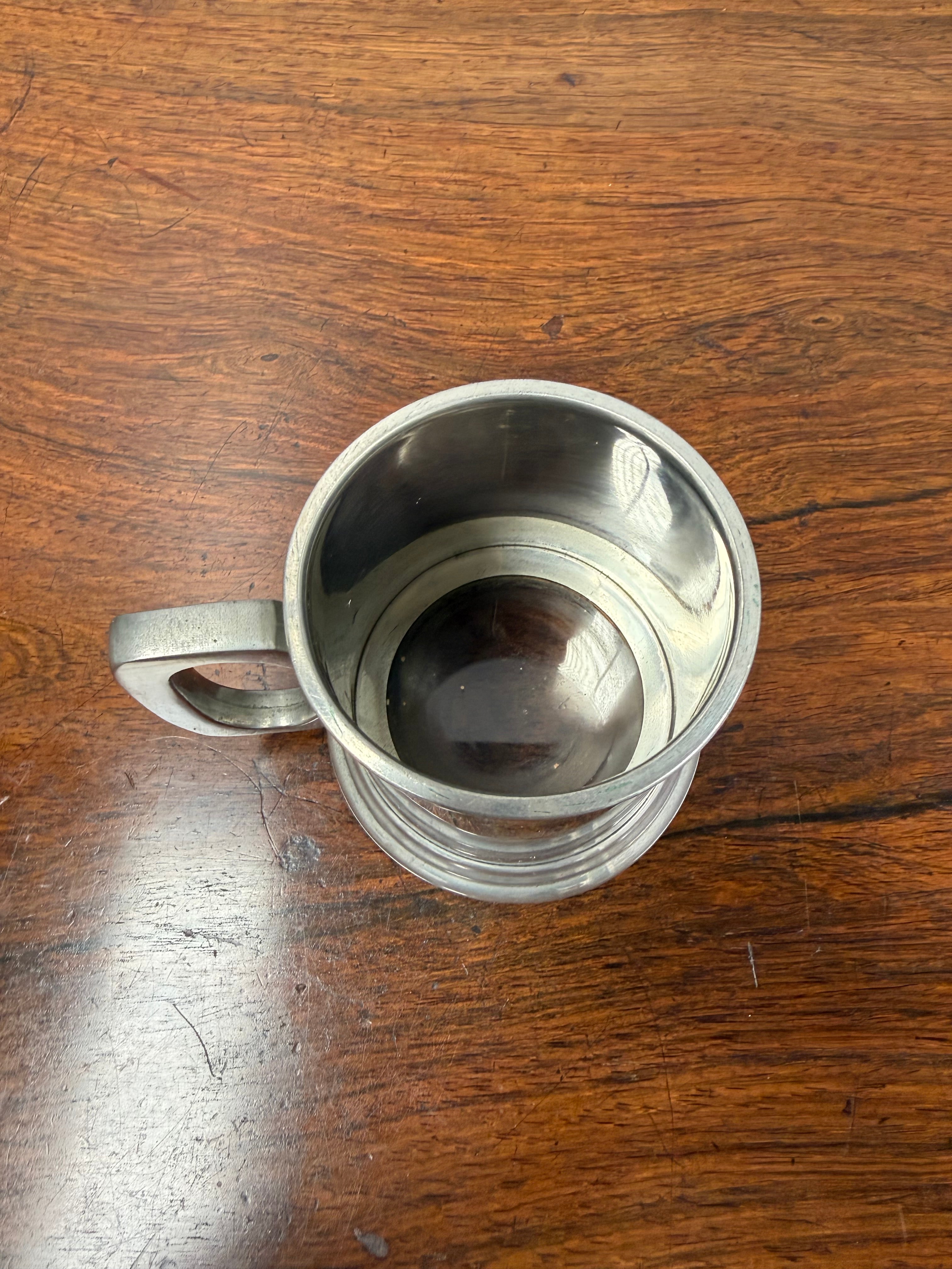 Vintage Australian Saxon Pewter Tankard Mug