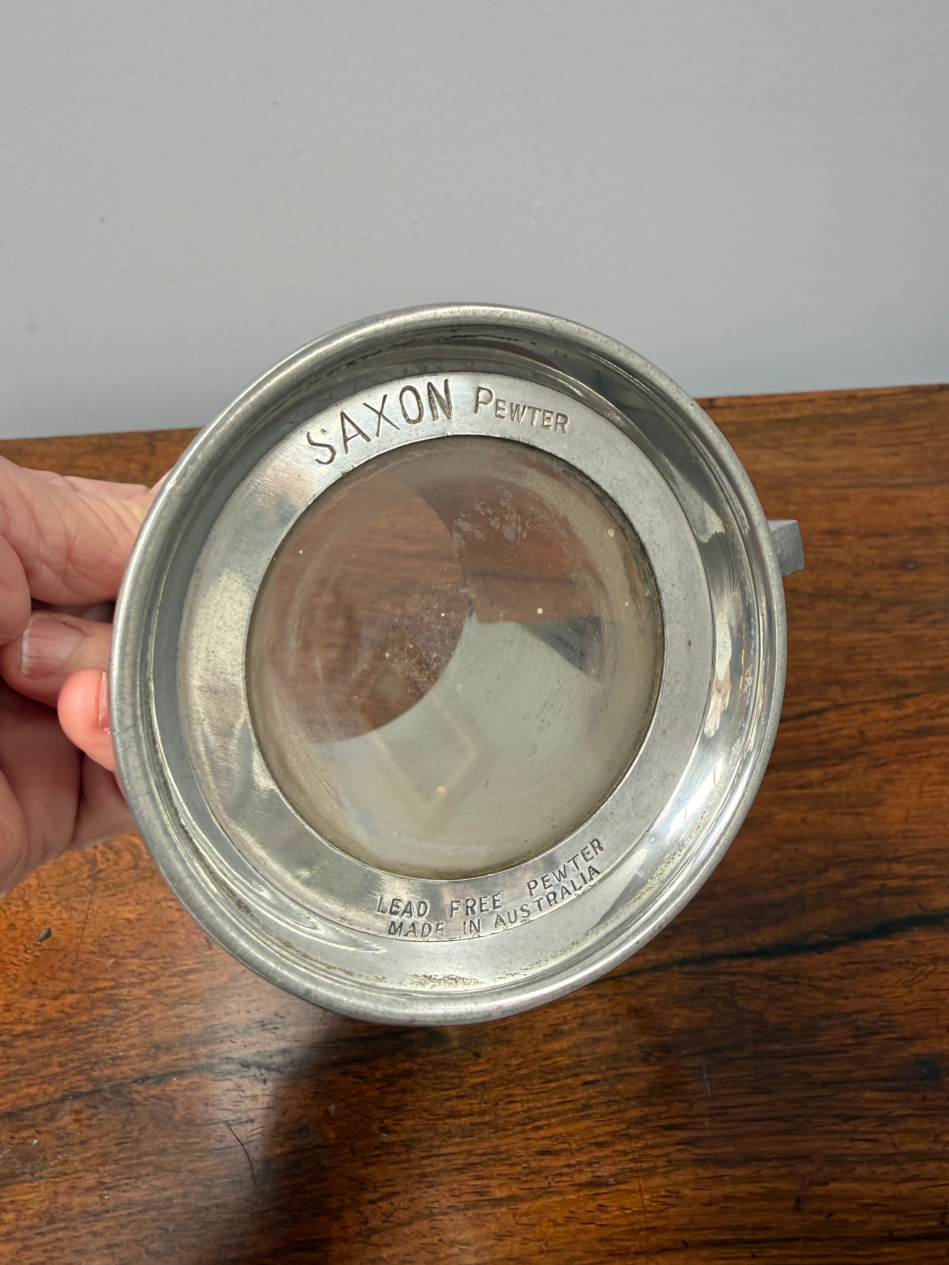 Vintage Australian Saxon Pewter Tankard Mug