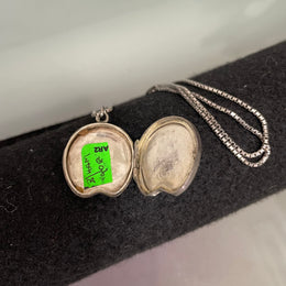 Birmingham Silver Antique Locket/Chain