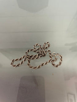 Vintage Sterling Silver Rope Necklace | Antique & Vintage | Moonee Ponds Antiques | Australia Wide Delivery