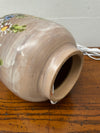Vintage Hand Painted Floral's Terracotta Lamp Base | Antique & Vintage | Moonee Ponds Antiques | Australia Wide Delivery
