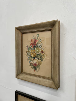 Floral Watercolour Signed Farmed | Antique & Vintage | Moonee Ponds Antiques | Australia Wide Delivery