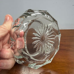 Antique Cut Glass & Silver Plated Vanity Jar