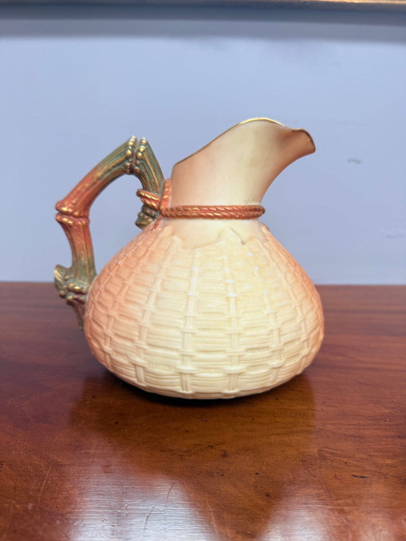 Antique Royal Worcester Lizard Design Jug