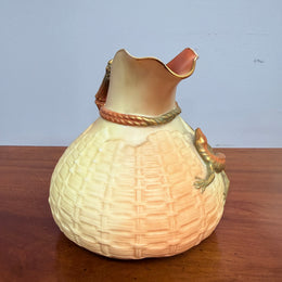 Antique Royal Worcester Lizard Design Jug
