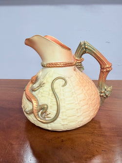 Antique Royal Worcester Lizard Design Jug | Antique & Vintage | Moonee Ponds Antiques | Australia Wide