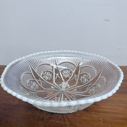 Pretty Victorian Opalescence Glass Bowl