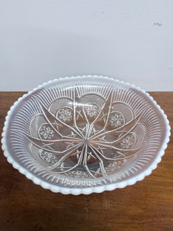 Pretty Victorian Opalescence Glass Bowl | Antique & Vintage | Moonee Ponds Antiques | Australia Wide Delivery