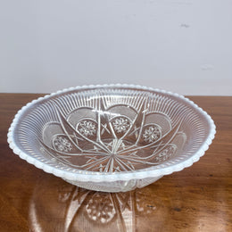 Pretty Victorian Opalescence Glass Bowl