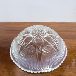 Pretty Victorian Opalescence Glass Bowl
