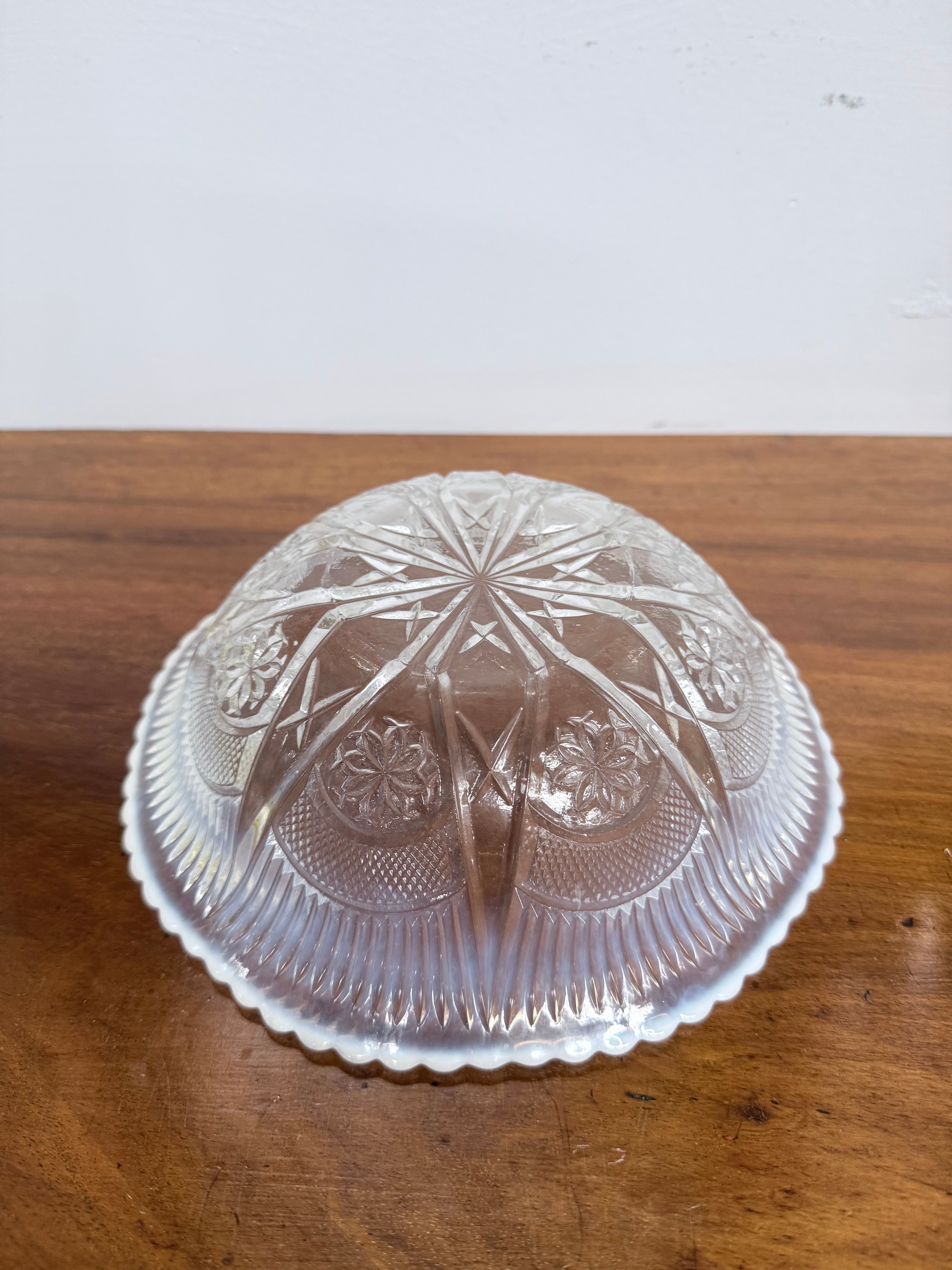 Pretty Victorian Opalescence Glass Bowl | Antique & Vintage | Moonee Ponds Antiques | Australia Wide Delivery