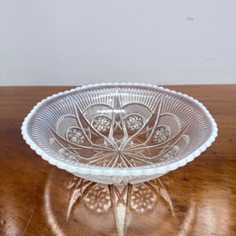 Pretty Victorian Opalescence Glass Bowl