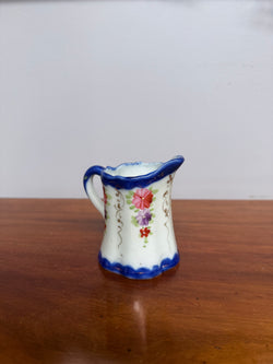 Vintage Blue & White Hand Painted Jug | Antique & Vintage | Moonee Ponds Antiques | Australia Wide Delivery