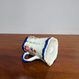 Vintage Blue & White Hand Painted Jug