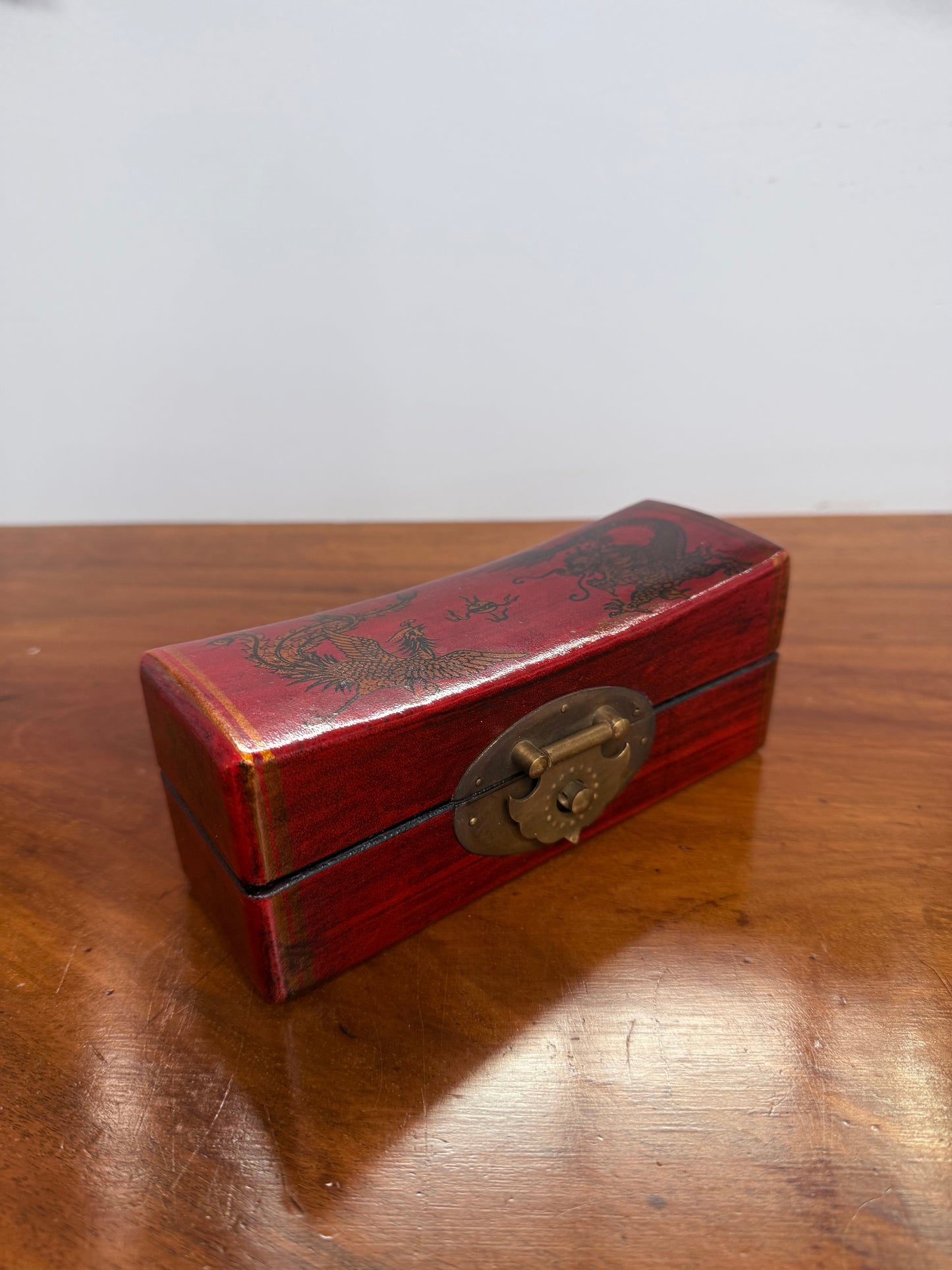 Vintage Chinese Lacquer & Gilt Box