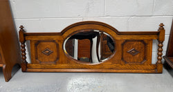 Lovely Tudor Style Oak Carved Mirror | Antique & Vintage | Moonee Ponds Antiques | Australia Wide Delivery