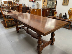 Vintage French Walnut Refectory Table or Two Drawer Desk | Antique & Vintage | Moonee Ponds Antiques | Australia Wide Delivery