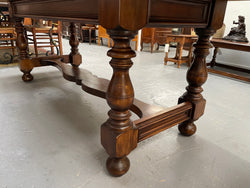 Vintage French Walnut Refectory Table or Two Drawer Desk | Antique & Vintage | Moonee Ponds Antiques | Australia Wide Delivery