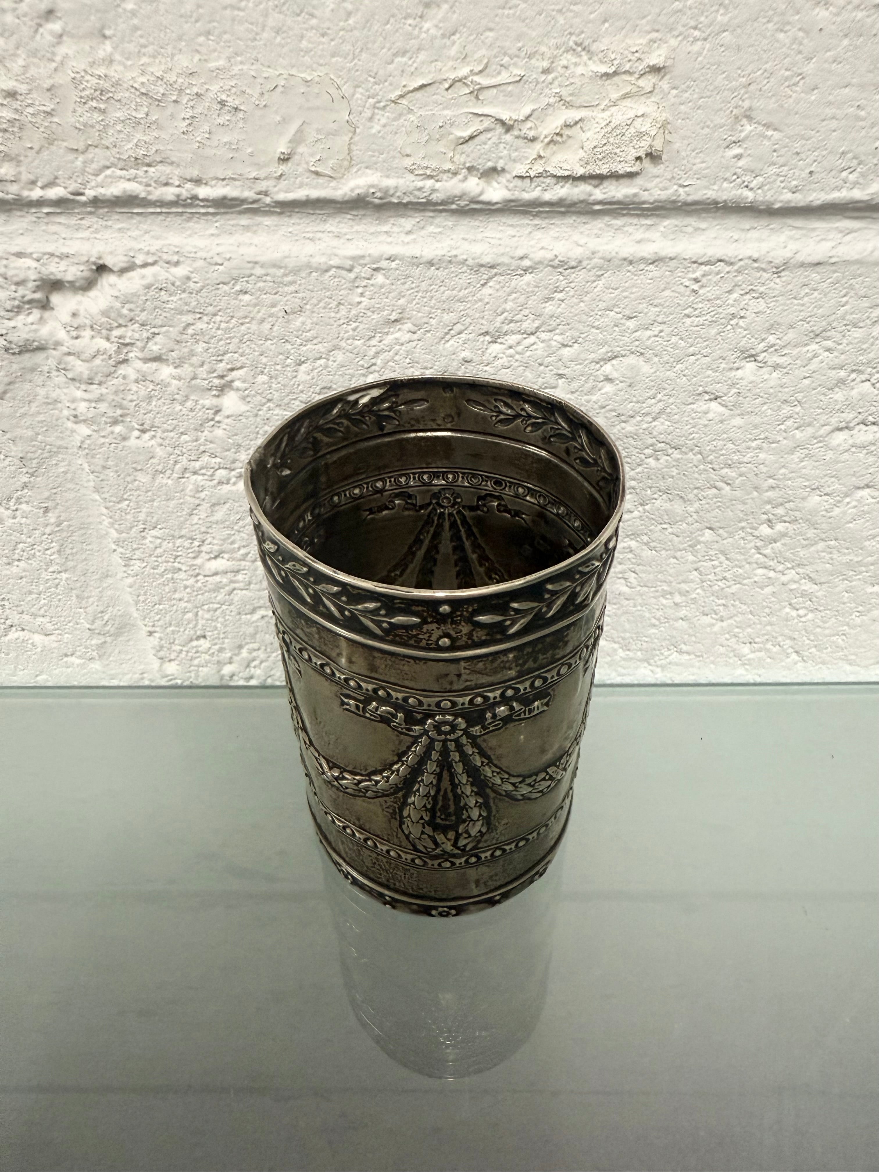 Sterling Silver Pen/Pencil Holder C1913 For Asprey London | Antique & Vintage | Moonee Ponds Antiques | Australia Wide Delivery