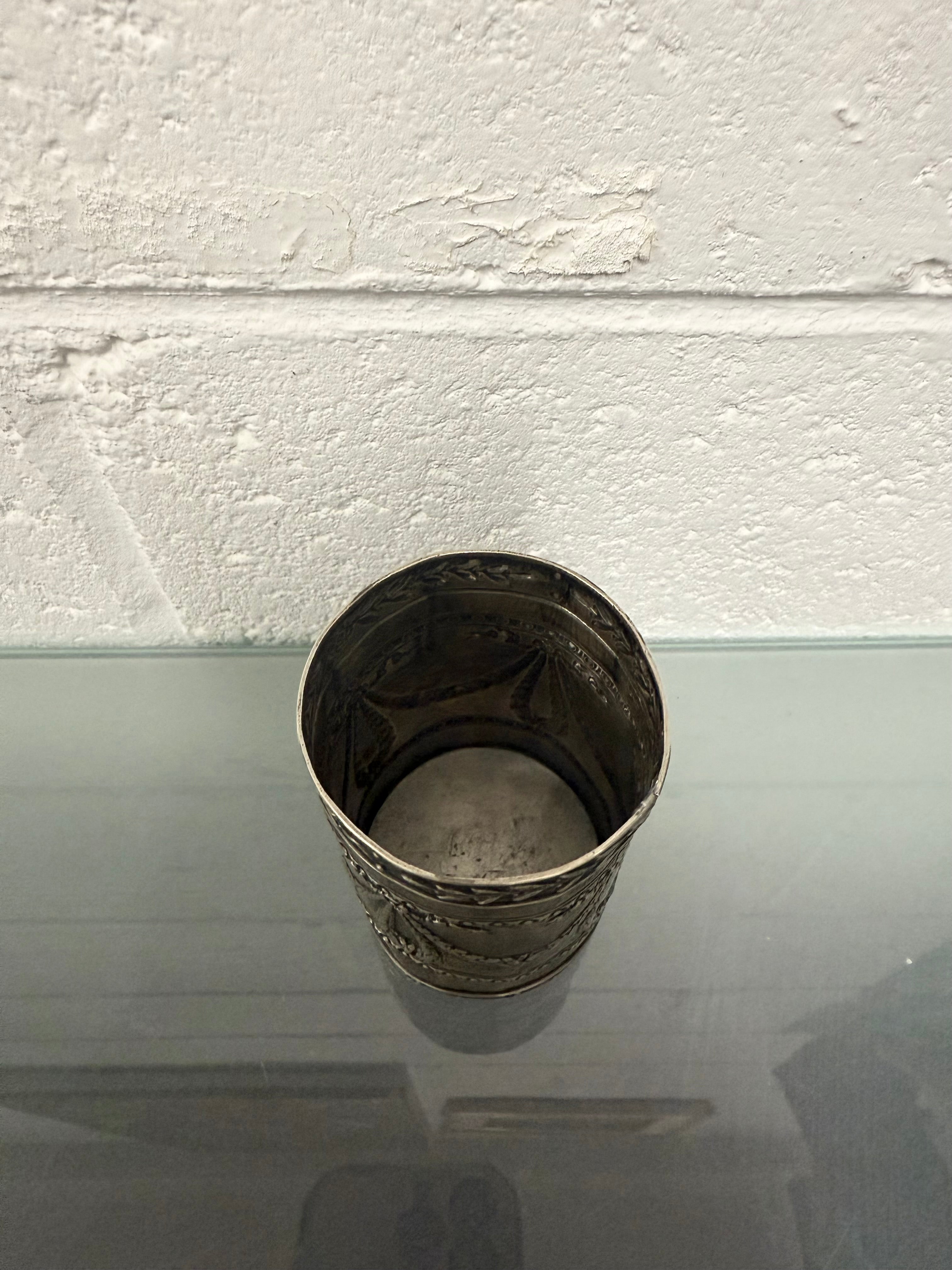 Sterling Silver Pen/Pencil Holder C1913 For Asprey London | Antique & Vintage | Moonee Ponds Antiques | Australia Wide Delivery