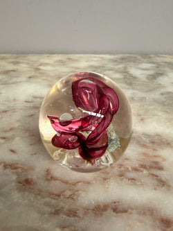 Vintage Signed Caithness Glass Paperweight Moonee Ponds Antiques